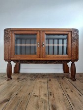 Enfilade art déco, meuble buffet ancien, vaisselier vintage