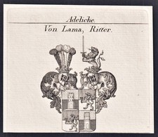 De Lama Chevalier - Blason