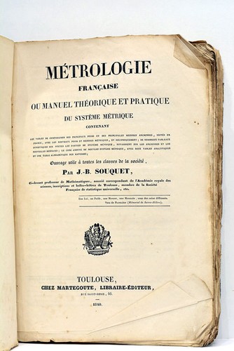 Souquet métrologie française - mÉtrologie,