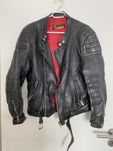 Veste cuir vintage - cuir,