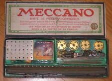 Meccano vintage - boite de pièces et accessoires pour la boite principale N°1 - 