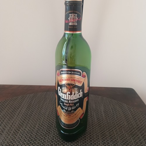 Bouteille whisky glenfiddich - bouteille,