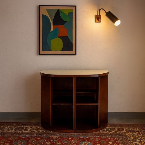Meuble vintage bois plateau - bois,