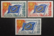 France DRAPEAUX Service N°29 au 31 neuf **