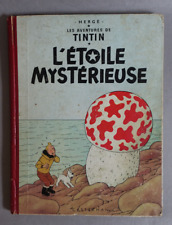 Tintin et l'étoile mystérieuse dépot légal 1rer trimestre 1955