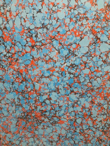 Papier marbré cuve - papier,
