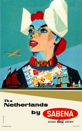 Affiche poster sabena - affiche,