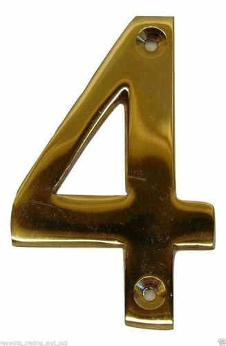 Chiffre porte laiton - chiffre, de
