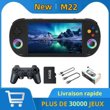 Nouveau 128GB M22 Pro Console Compatible TV + Manette, Ecran IPS 1920 x 1080