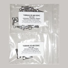 YAMAHA XS 400 S DOHC 1982-1983 Kit n°1 vis BTR inox carburateurs XS400S