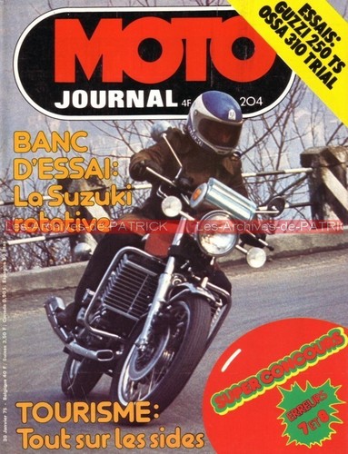 Moto journal 204 suzuki re5 - journal,
