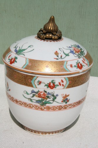 Pot couvert faience ancien - couvert,
