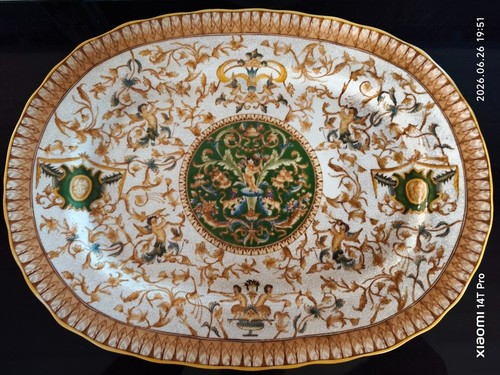 Ancien grand plat - grand, de