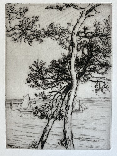 André dauchez gravure eau - andré,