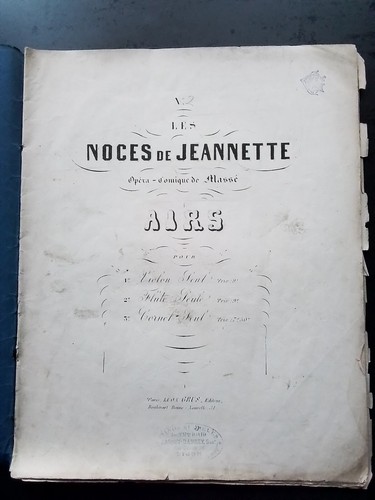 Partition ancienne flute solo - ,