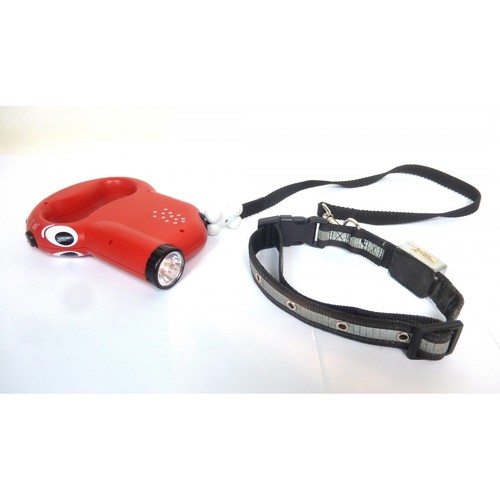 Laisse enroulable torche - laisse,