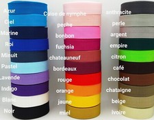 30 couleurs polypropylène 25mm sangle de sac à main dos anse bandoulière couture