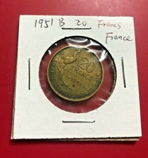 1951-B France 20 Francs