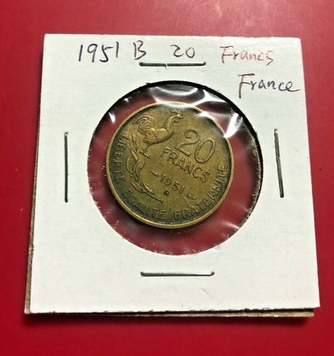 1951 france francs - france, 20