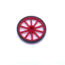 PLAYMOBIL * WESTERN * Roue Rouge D55 de Chariot Calèche 3804 3805 5248 6426 7185