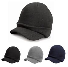 Résultat Bonnet À Pointe Noir Bleu Ou Gris Esco Armée Tricoté Bonnet De Ski