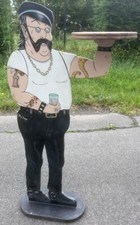 Présentoir Bar Harley-Davidson Vintage Bois Motard Moto Biker Custom Bikers