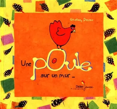 Une poule sur mur - poule, un