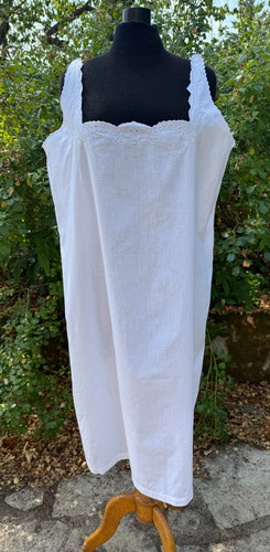 Ancienne chemise robe - ancienne, brodée