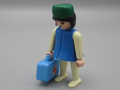 Playmobil infirmière bleue - -,