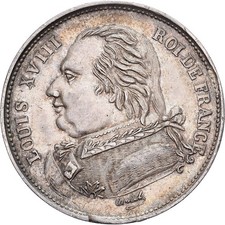 France, Jeton, Louis XVIII, Maitres Boulangers de Paris, n.d., Argent, SUP