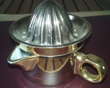 Presse citron en porcelaine de Limoges dorée à l'or fin