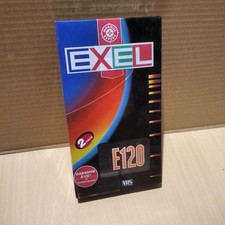 cassette vidéo VHS vierge NEUVE scellée sealed - EXEL E 120