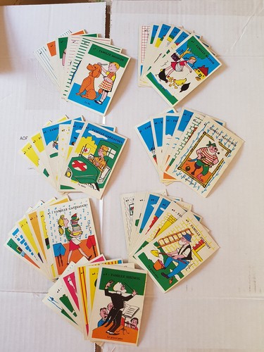 Jeu cartes ancien 7 - jeu, de