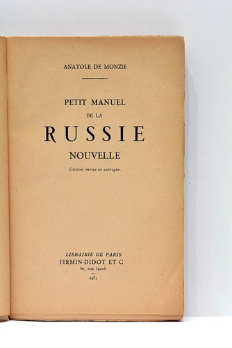 Monzie petit manuel la - petit,