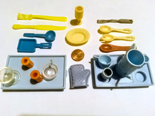 Vaisselle - Accessoire - pour maison de poupée playmobil - barbie - 21 pièces