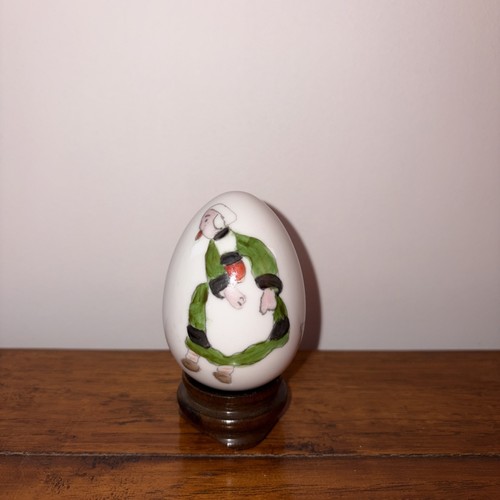 Oeuf porcelaine decor - en,