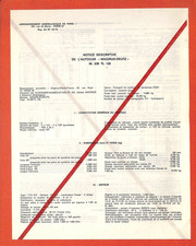 MAGIRUS-DEUTZ / AUTOCAR M. 230 TL 120  / NOTICE DESCRIPTIVE de 1972
