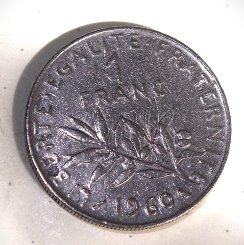 Piece franc semeuse 1960 - franc,