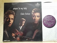Eddie Cochran Singin' À Mon Bébé *1960 UK PURPLE MAROON LONDON HA-U2093 LABEL*