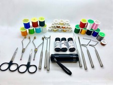 Hercules HQ Kit Montage de Mouches, Résine,Thread,Tinsel,Floss,Bobine,Ciseaux