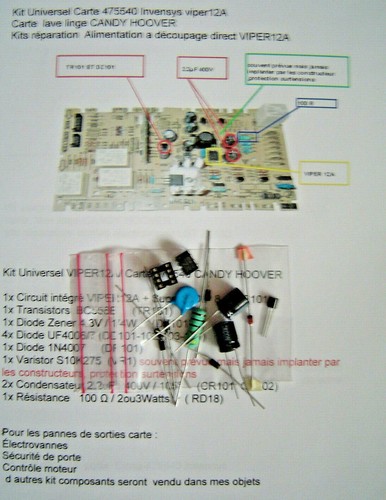 Kits réparation alimentation - kits,