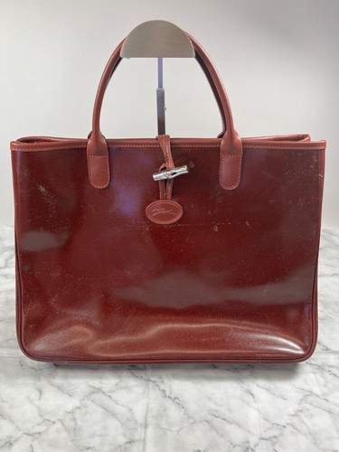 Longchamp roseau red handbag - red,