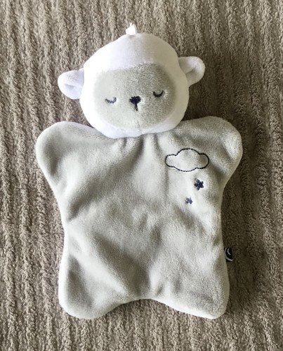 Doudou mouton blanc gris - doudou, nuage