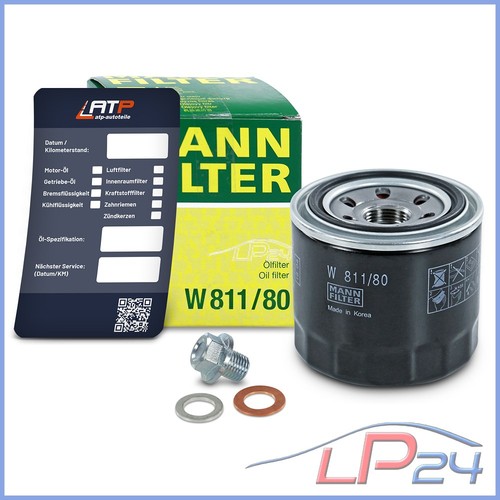 Mann filtre huile bouchon - filtre,
