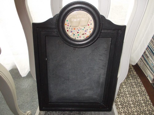 Tableau noir ardoise avec - tableau, /ardoise