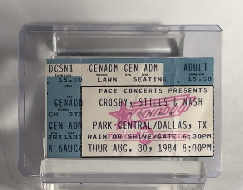 Crosby stills nash - crosby, 1984