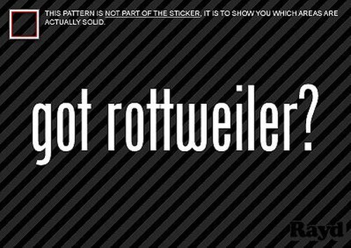 Got rottweiler autocollant - got,