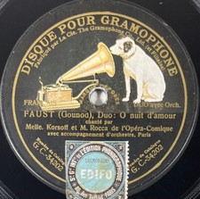 Lucette Korsoff et M. Rocca 