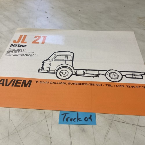 Renault saviem porteur jl21 - saviem,