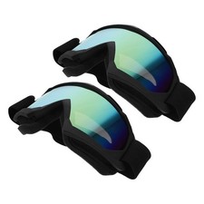  2 Pair Lunette Moto Cross Lunettes De Cyclisme D'équitation À Vélo